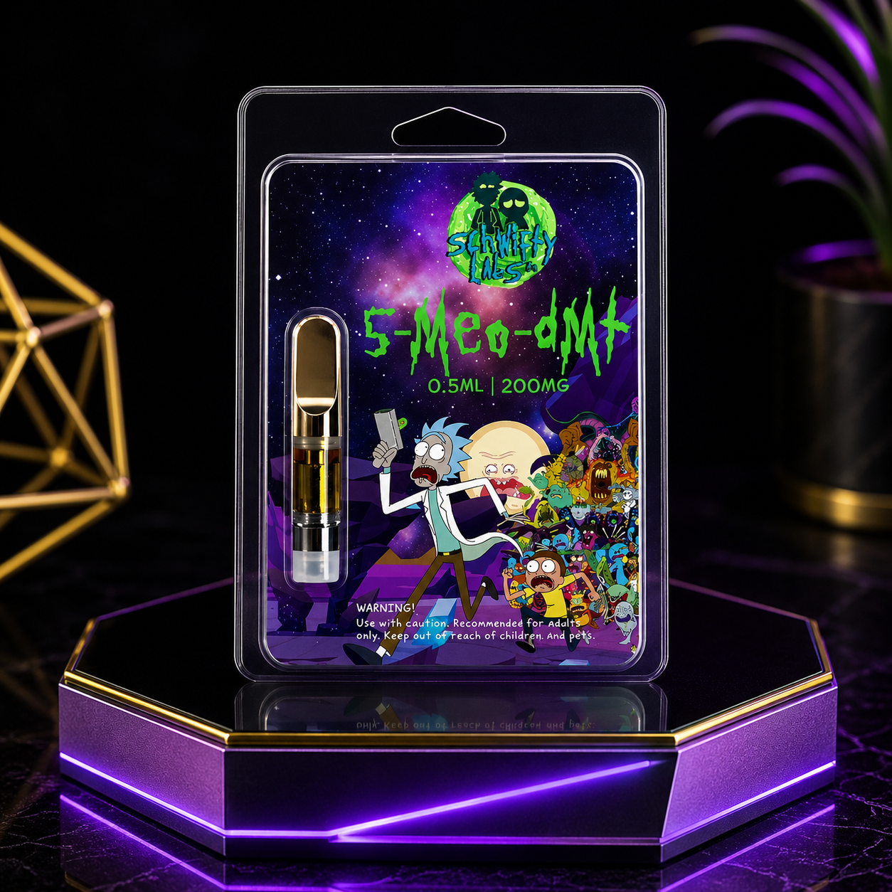 Schwifty Labs – 5-Meo-DMT(Cartridge) .5mL – 200mg. Schwifty Labs – 5-Meo-DMT(Cartridge) .5mL – 200mg.